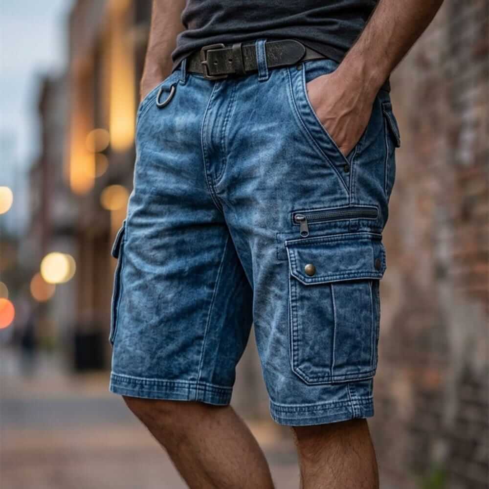 Foxcroft Liam Denim Shorts