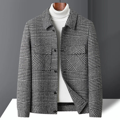 AEGO Wool Check Jacket