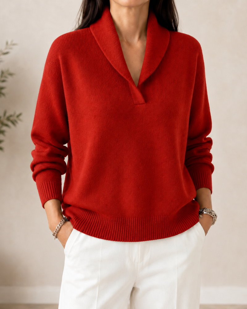 Brigid | The Soft V-Neck Jumper