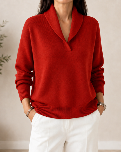 Brigid | The Soft V-Neck Jumper