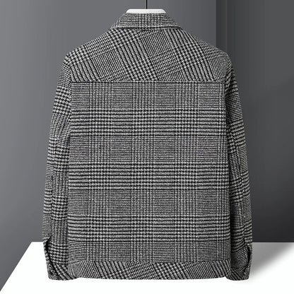 AEGO Wool Check Jacket
