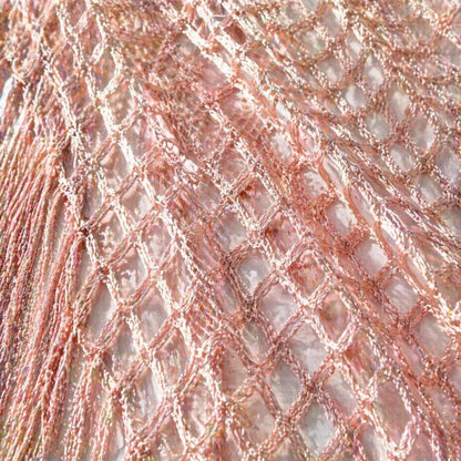 Summer Metallic Crochet Cover-Up
