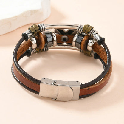Nomad Leather Cuff Bracelet