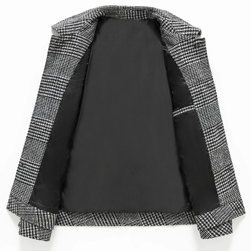 AEGO Wool Check Jacket