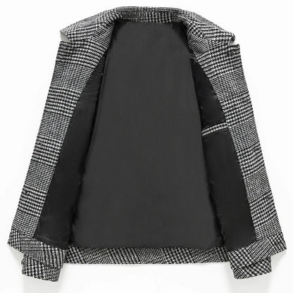 AEGO Wool Check Jacket