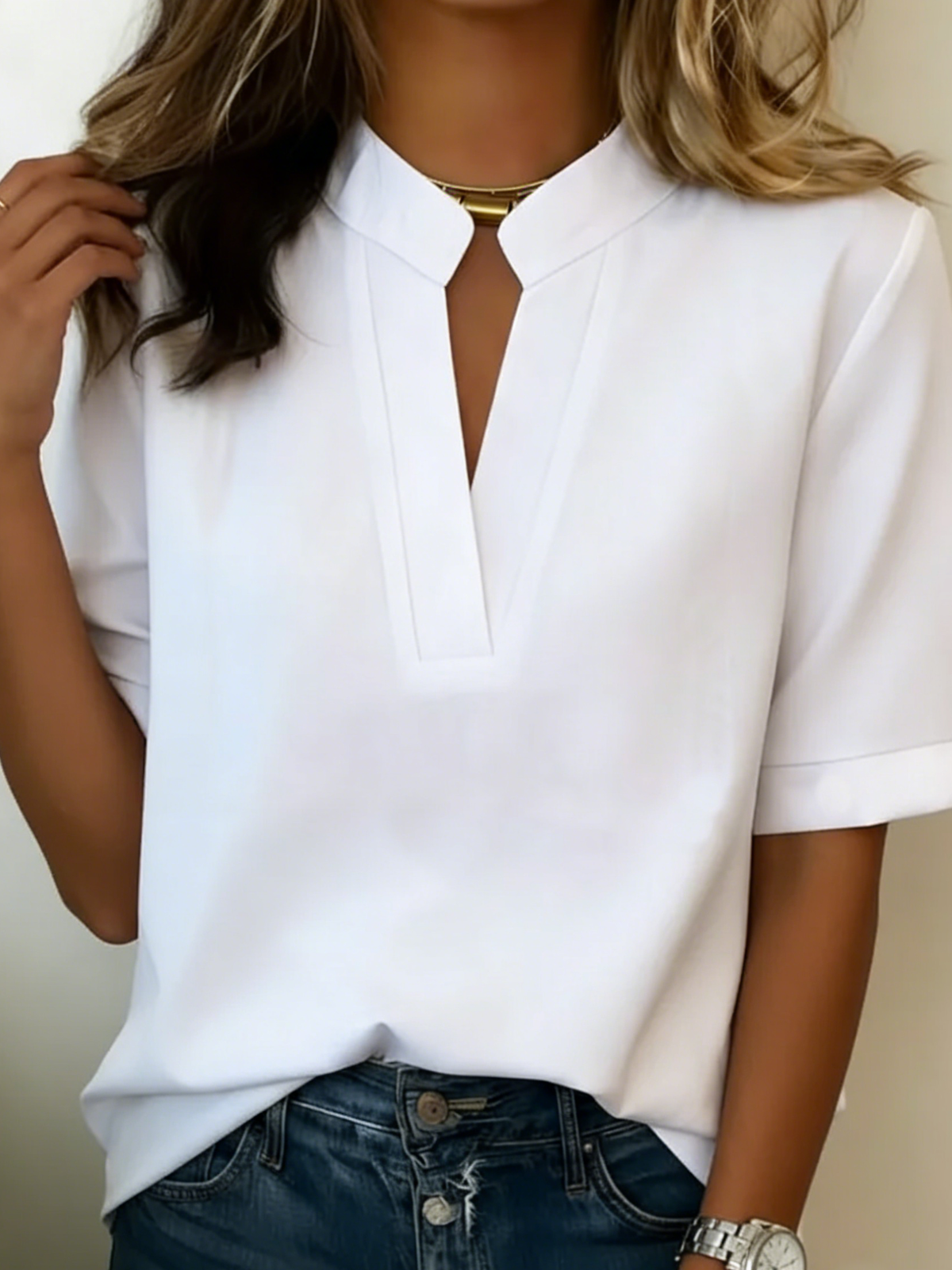 Lunvessa | Short Sleeve Relaxed Fit Shirt