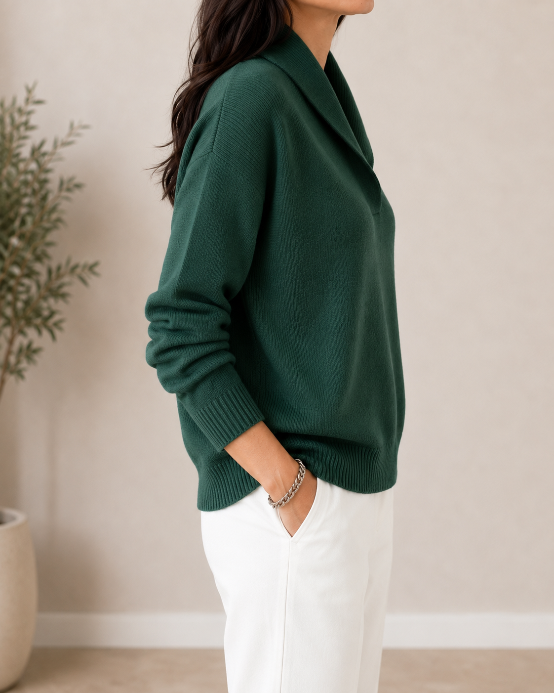 Brigid | The Soft V-Neck Jumper