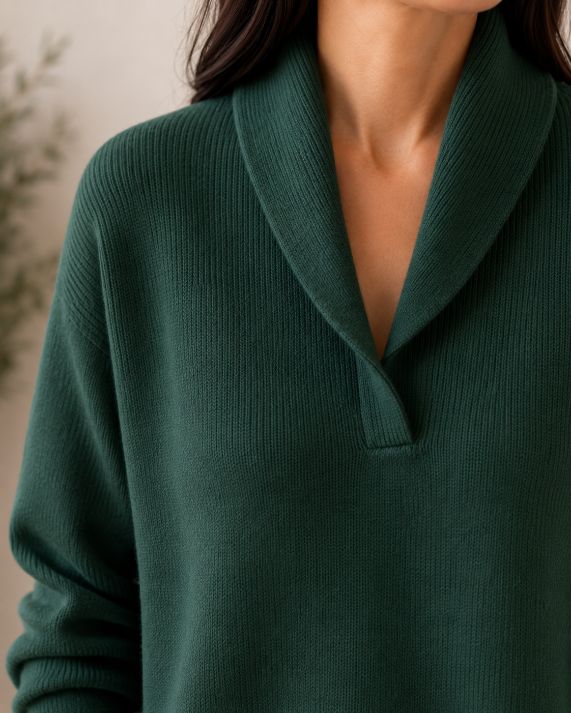 Brigid | The Soft V-Neck Jumper