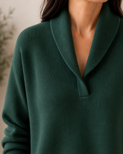 Brigid | The Soft V-Neck Jumper