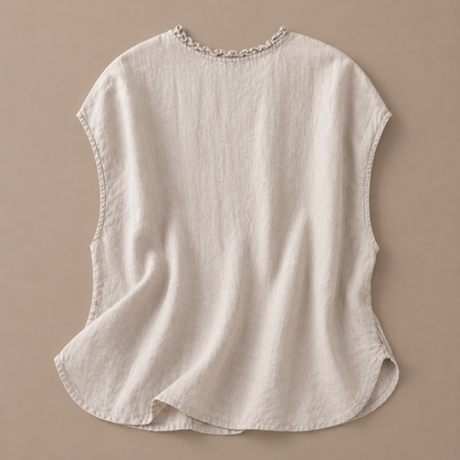 Jasmine Cotton Linen Blouse