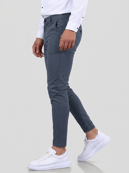 Noa Stretch Pants - Stone Blue