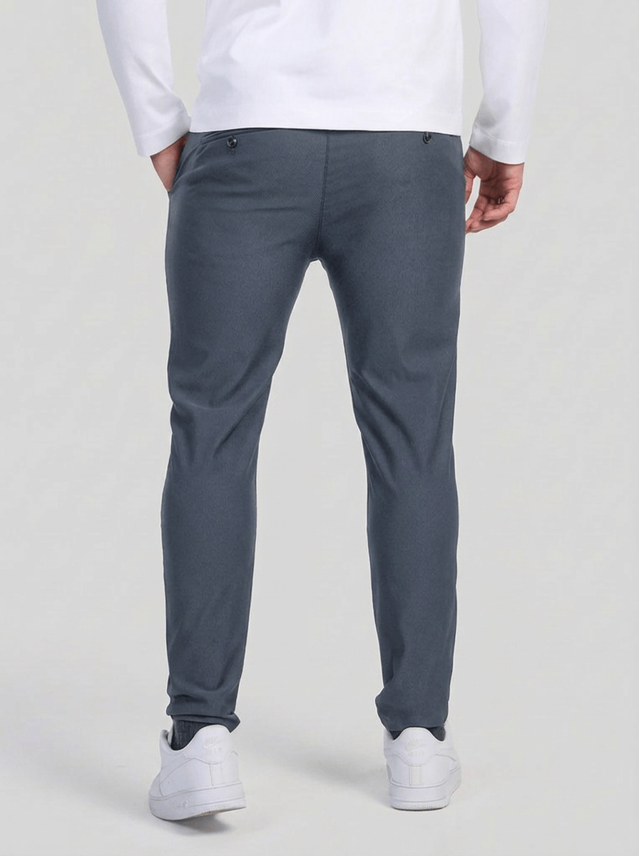 Noa Stretch Pants - Stone Blue