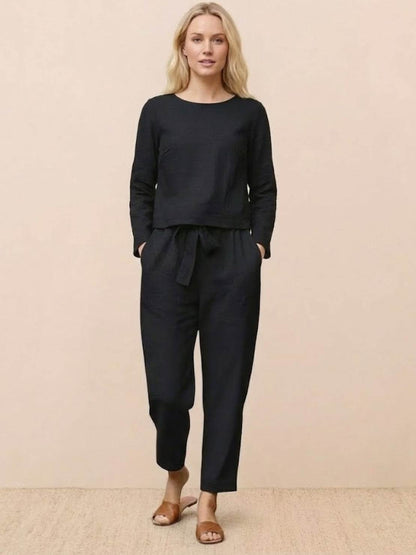 Cotton-Linen Monochrome Capsule