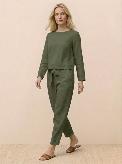 Cotton-Linen Monochrome Capsule