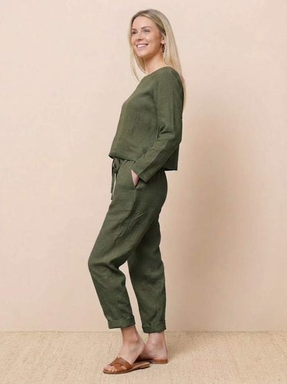 Cotton-Linen Monochrome Capsule