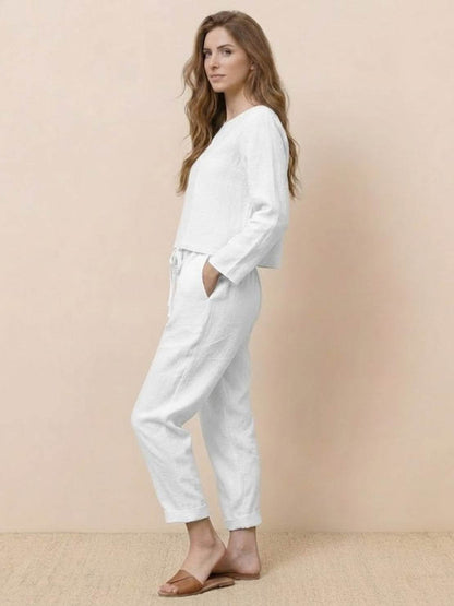 Cotton-Linen Monochrome Capsule