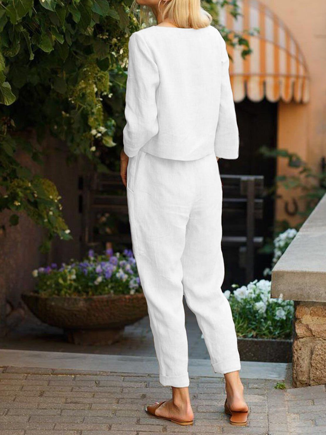 Cotton-Linen Monochrome Capsule
