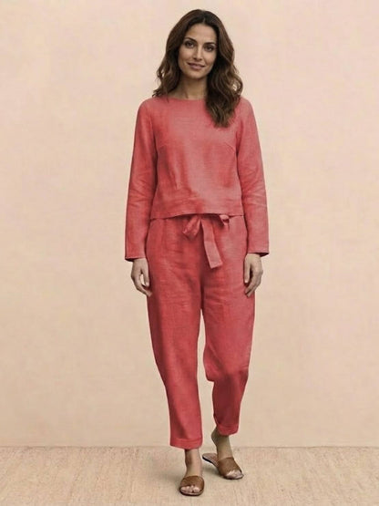 Cotton-Linen Monochrome Capsule