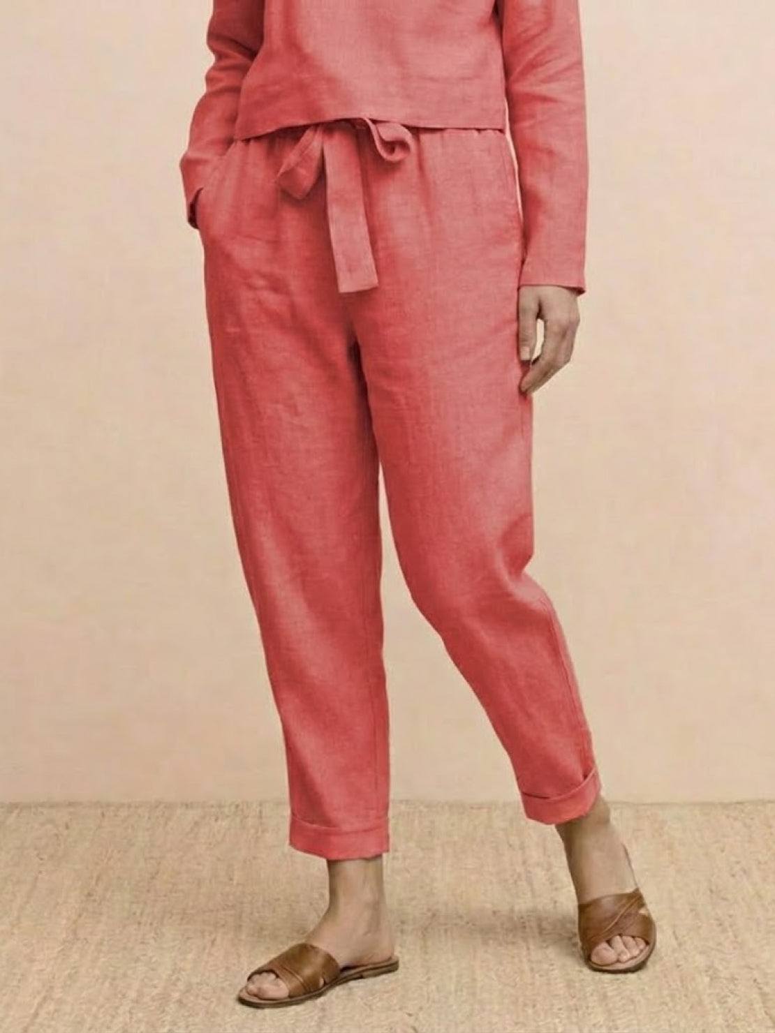 Cotton-Linen Monochrome Capsule