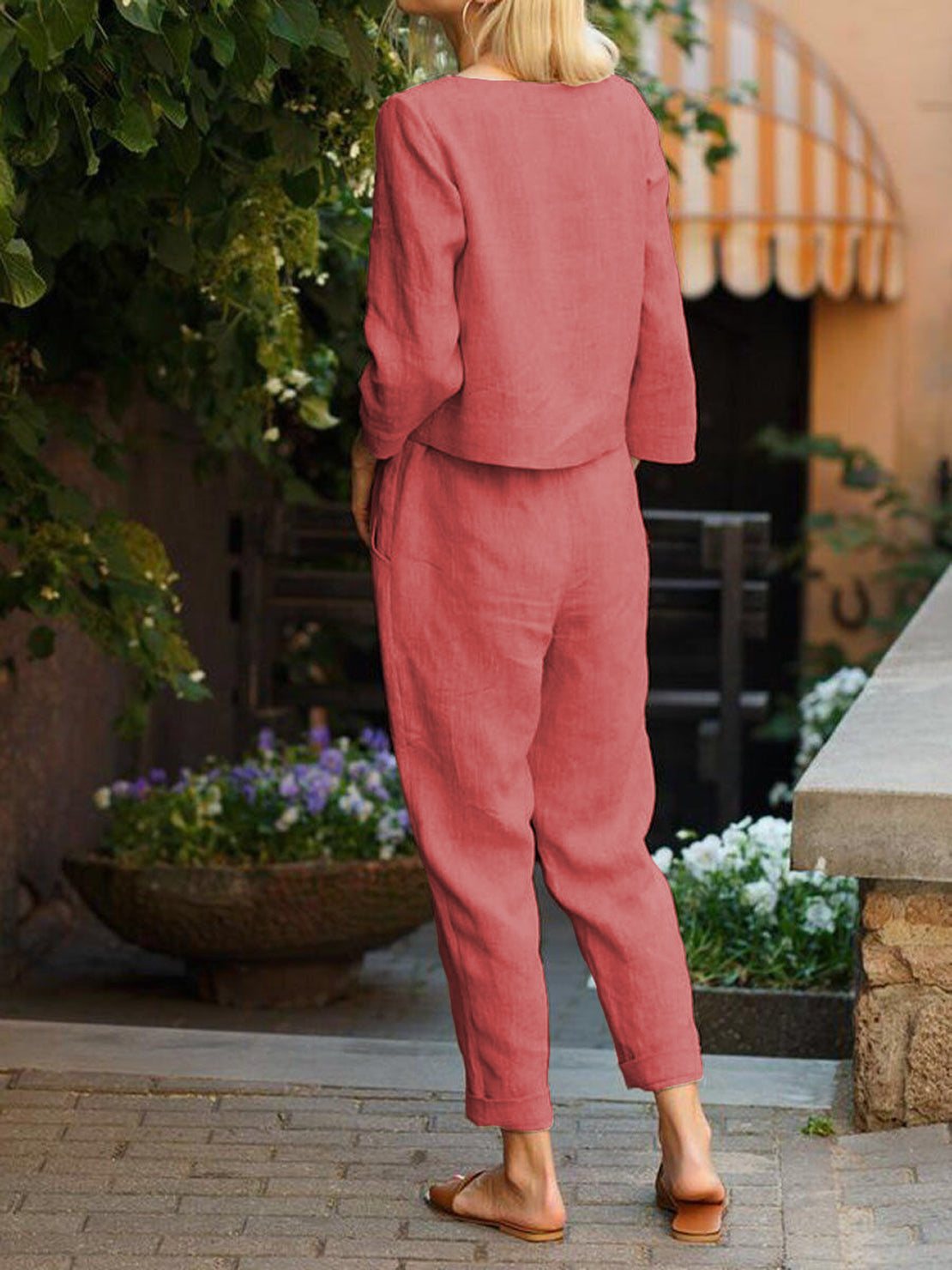 Cotton-Linen Monochrome Capsule