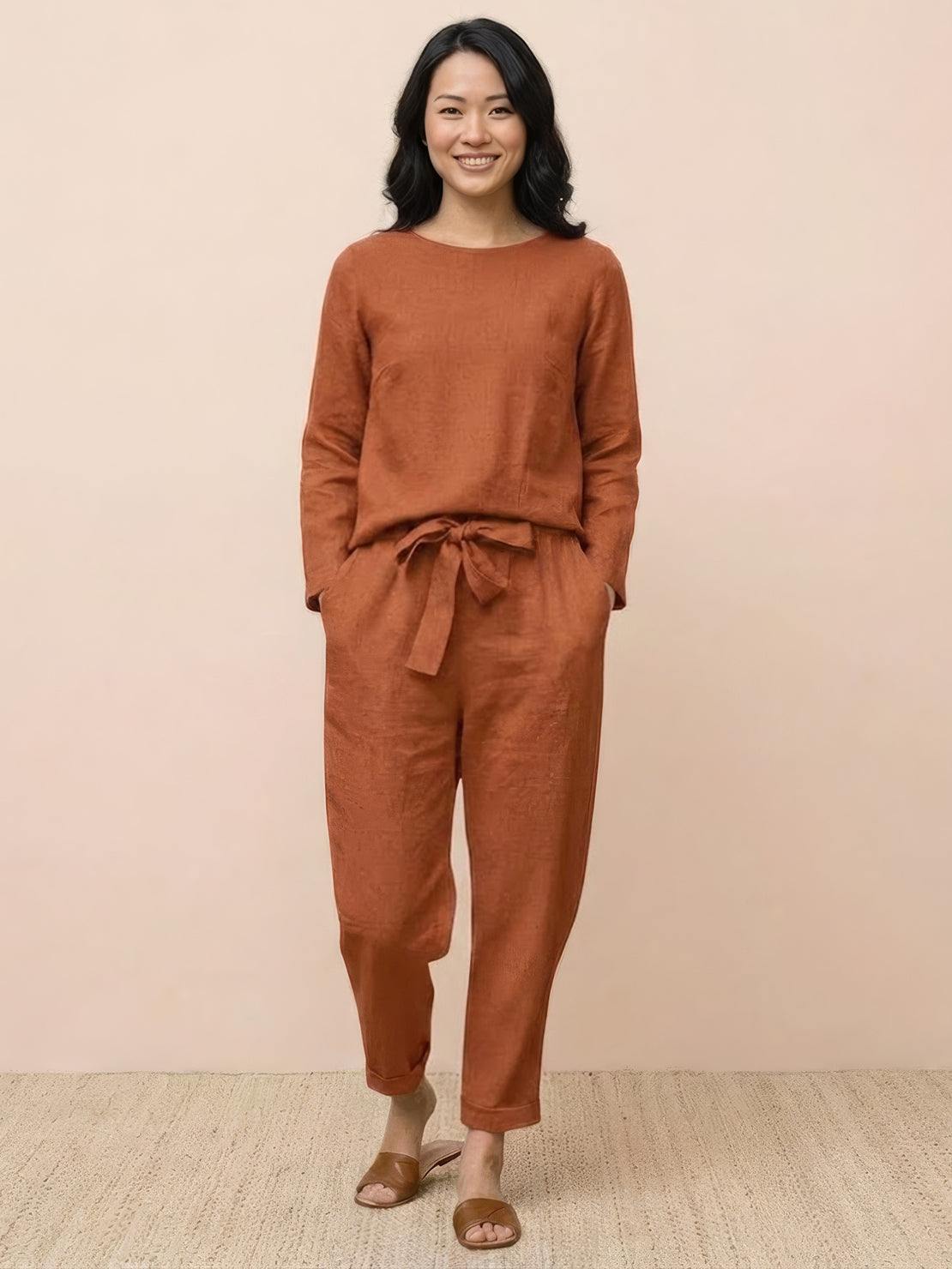 Cotton-Linen Monochrome Capsule