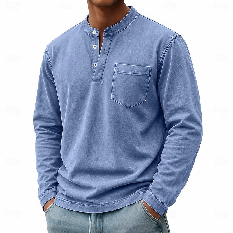Saltwater Long Sleeve Henley