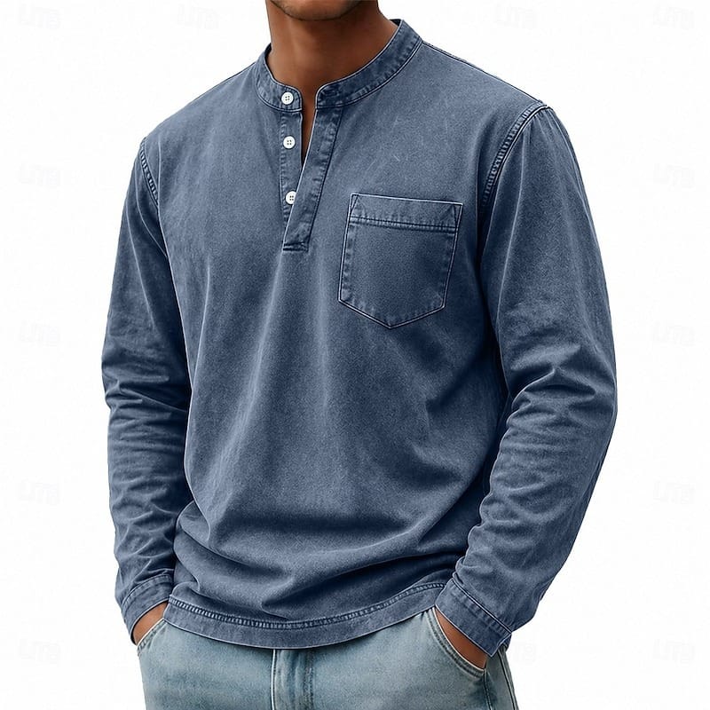 Saltwater Long Sleeve Henley