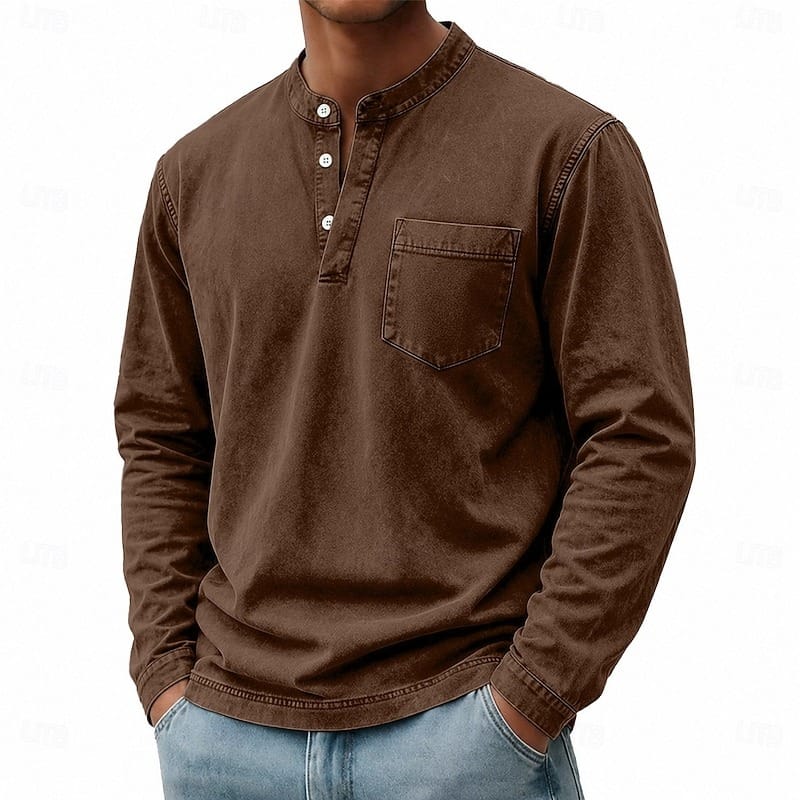 Saltwater Long Sleeve Henley