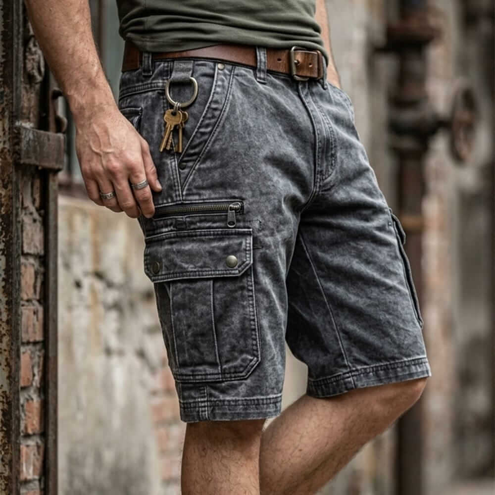 Foxcroft Liam Denim Shorts