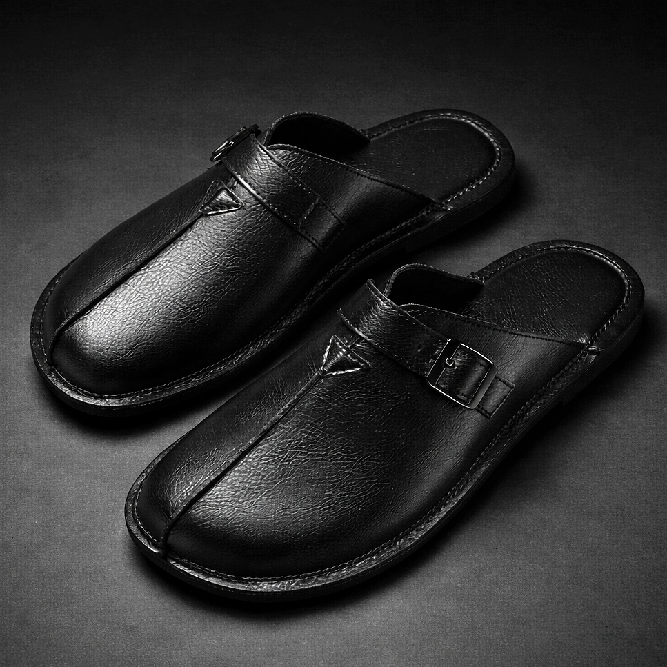 Riccardo Leather Mules