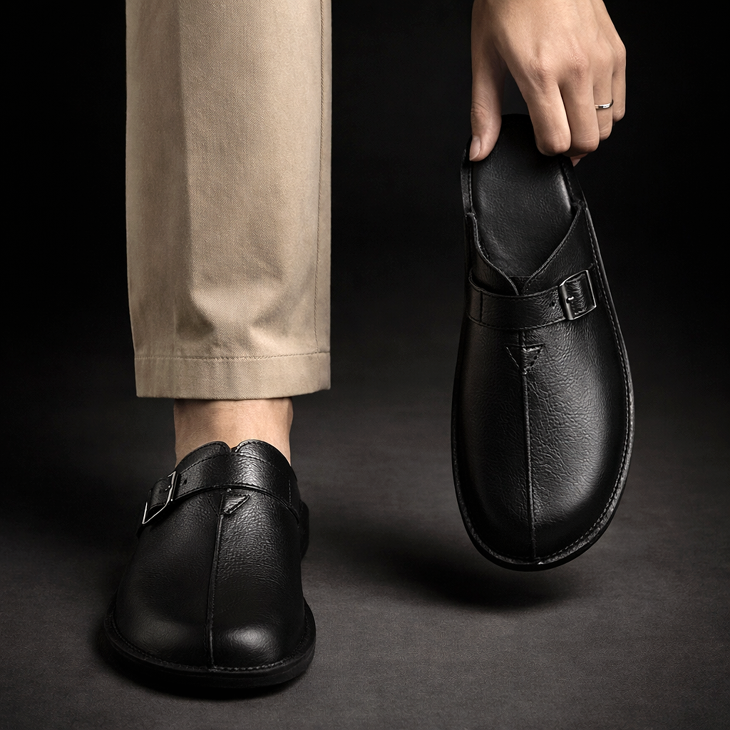 Riccardo Leather Mules