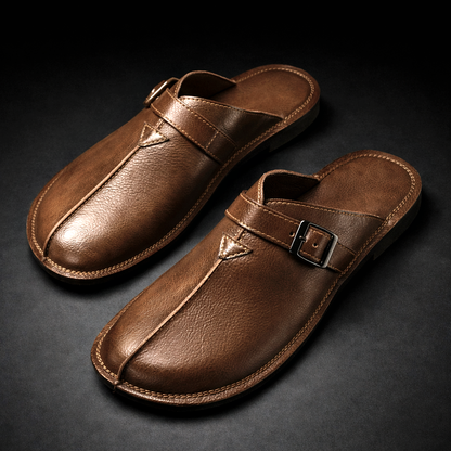 Riccardo Leather Mules