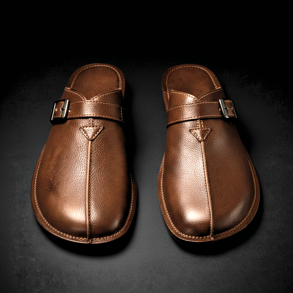 Riccardo Leather Mules